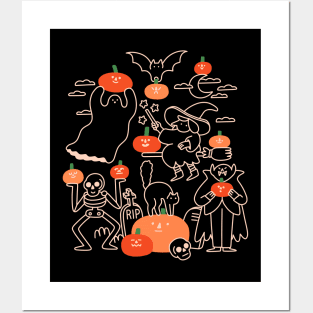 Pumpkin Party Posters and Art